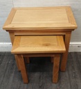 Nest of Two oak Tables