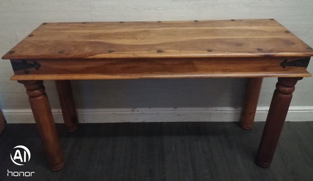 QUALITY  SHEESHAM WOOD CONSOLE TABLE