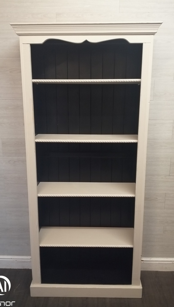 PAINTED PINE SHABBY CHIC BOOKCASE