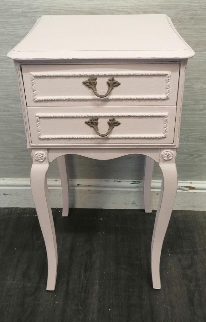 Pink Marie Antoinette Style Bedside Table