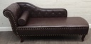 Lovely Faux Leather  Chaise-Longue