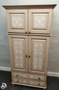 LOVELY NEAT PAINTED TOP BOX COMBI WARDROBE