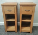 Oak bedsides or side tables from Next