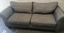 Lovely modern grey sofa &amp; armchair &amp; footstool set from Next suite