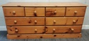 Quality Solid Pine Large Seven Drawer Merchant Style Chest