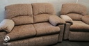 LOVELY BEIGE G PLAN THREE PEICE SUITE