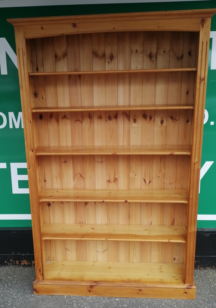 LARGE SOLID PINE BOOKCASE