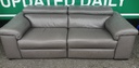 QUALITY NATUZZI LEATHER RECLINER SOFA