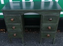 LOVELY KIDS SHABBY CHIC GREEN PAINTED DESK
