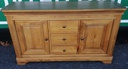 Quality triple oak sideboard