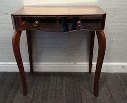 [HF16963] Bronzed Mirrored Two Drawer Console /DressingTable