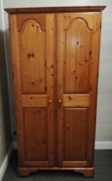 [HF18548] DUCAL Pine Double Wardrobe