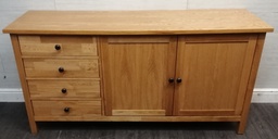 [HF18459] Oak sideboard with drawers
