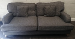 [HF18523] Lovley grey two seater sofa