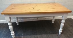 [HF18536] SOLID PINE 5FT DINING TABLE
