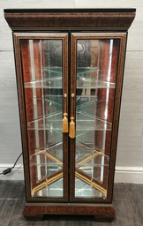 [HF18577] LOVELY NEAT GLAZED  CORNER DISPLAY UNIT