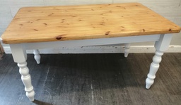 [HF18829] SOLID PINE 5FT DINING TABLE