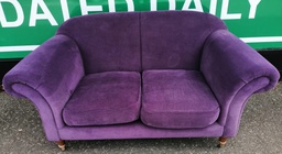 [HF18895] Lovely Mauve Toned Chesterfield Style Neat Sofa