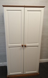 [HF18936] QUALITY SHAKER STYLE CREAM WARDROBE