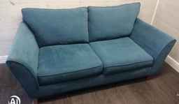 [HF19013] BARGAIN JOHN LEWIS TEAL BLUE SOFA